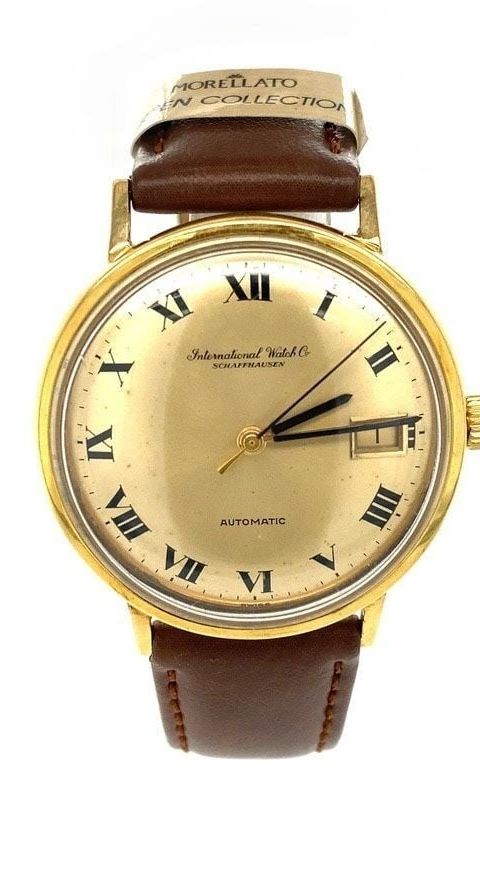 Vintage IWC Automatic Call 8541 18K Gold Watch